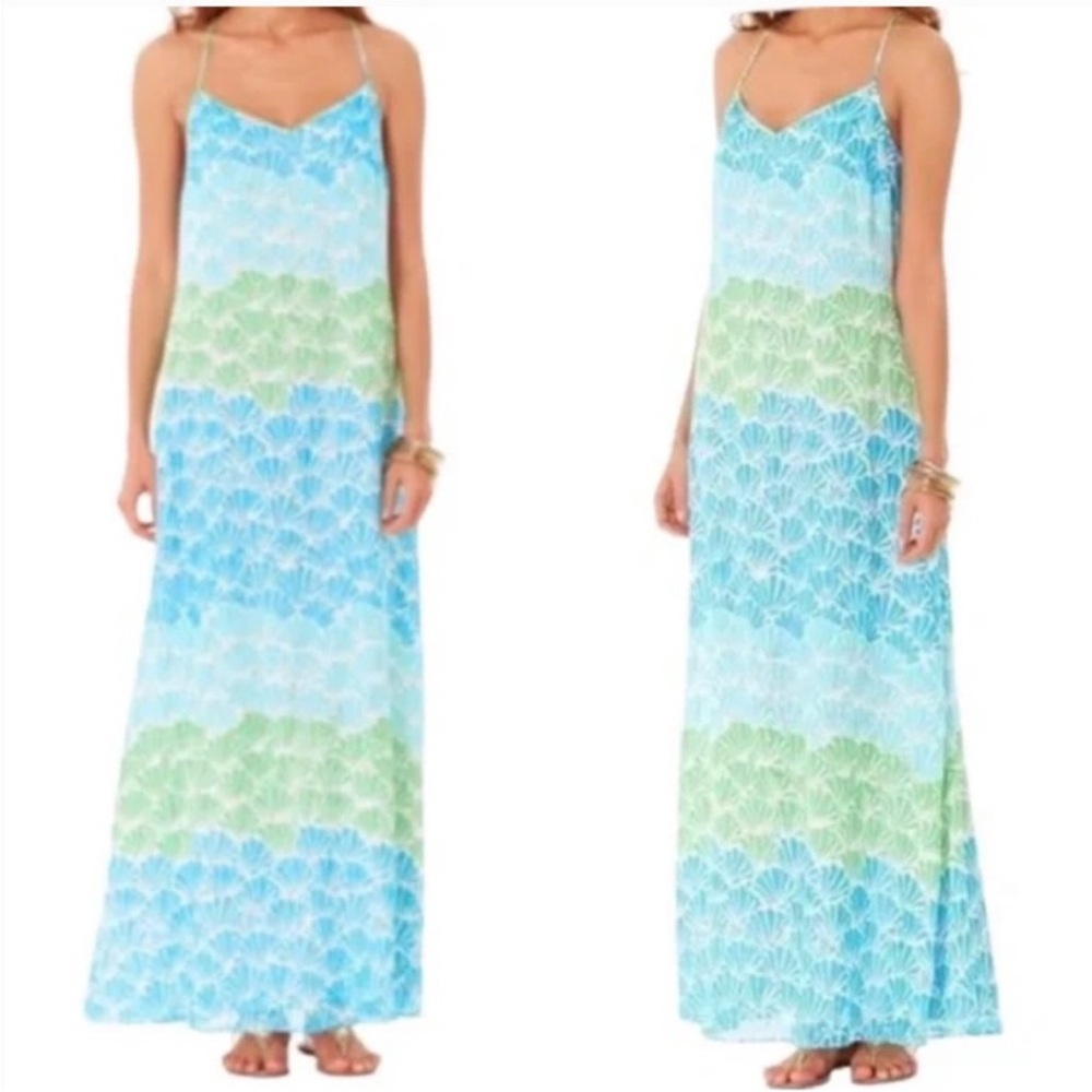 Lilly Pulitzer Dusk Maxi in Shell Shacked Rare